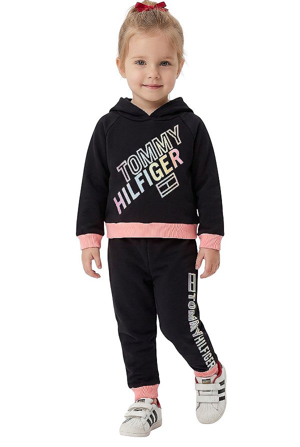 Conjunto em Moletom Kids Tommy Hilfiger
