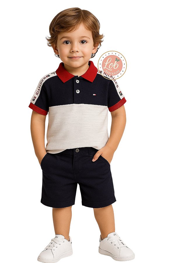 Conjunto Kids Polo Tommy Hilfiger