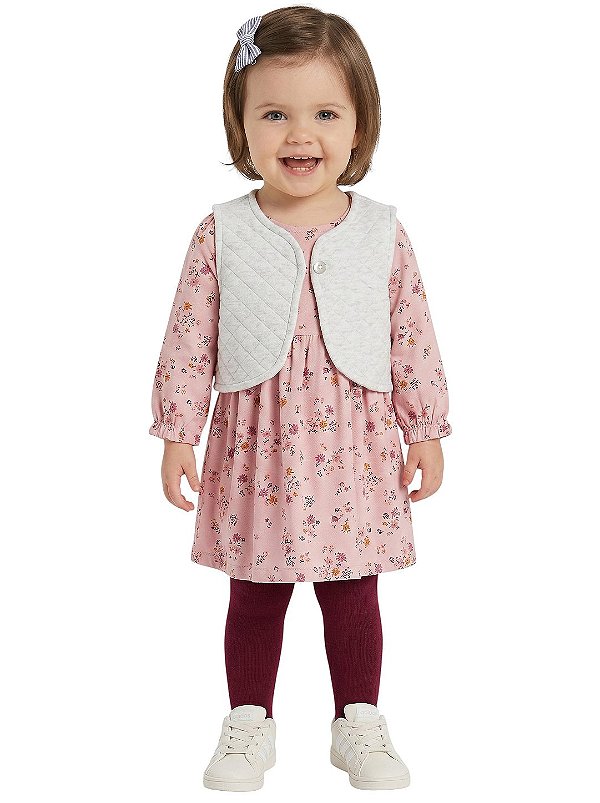 Vestido 3 peças ML Floral Carters