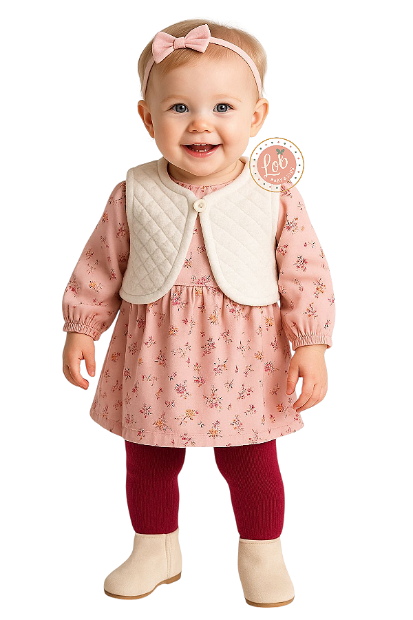 Vestido 3 peças ML Floral Carters