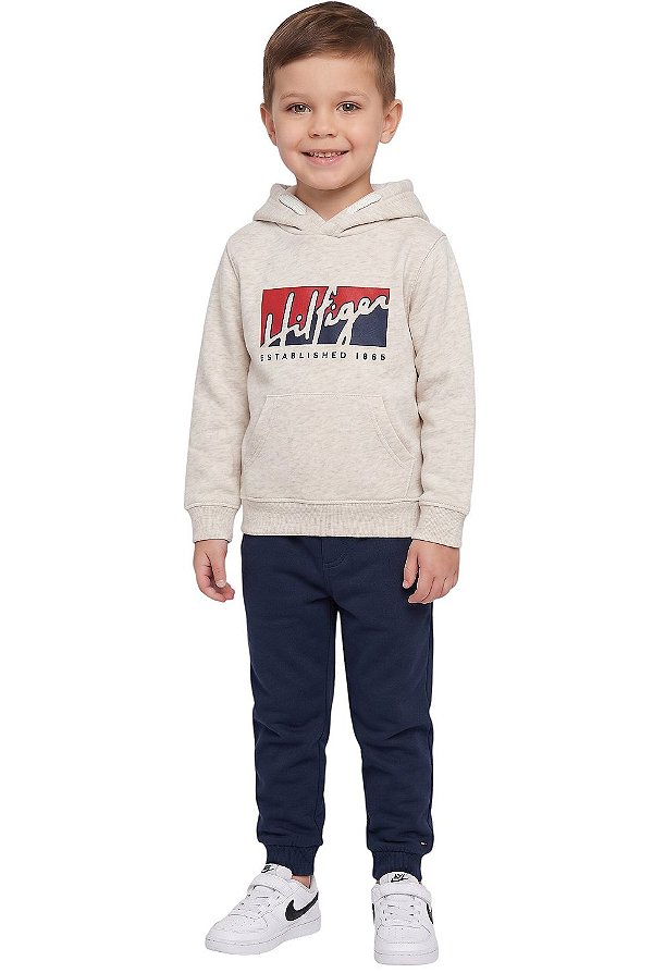 Conjunto em Moletom Kids Tommy Hilfiger