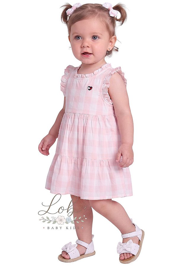 Vestido Bebê Tommy Hilfiger