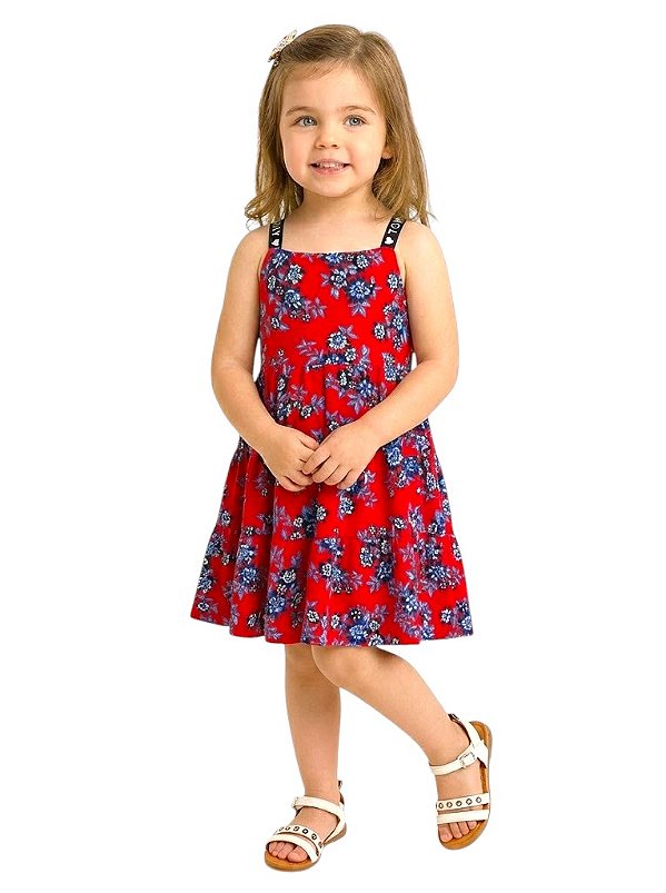 Vestido Kids Floral Tommy Hilfiger