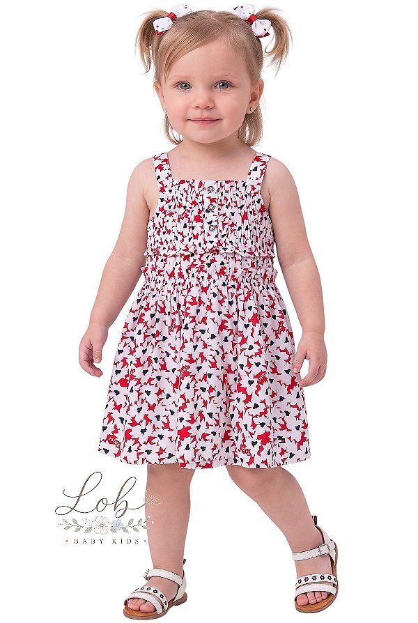 Vestido Bebê Tommy Hilfiger Floral