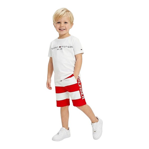 Bermuda em Moletom Tommy Hilfiger