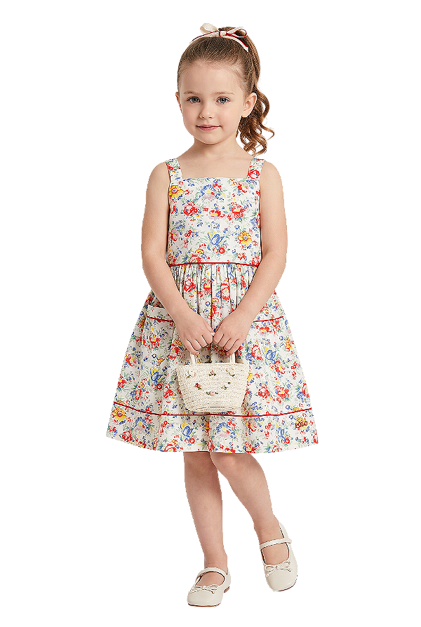 Vestido Kids Floral Polo Ralph Lauren