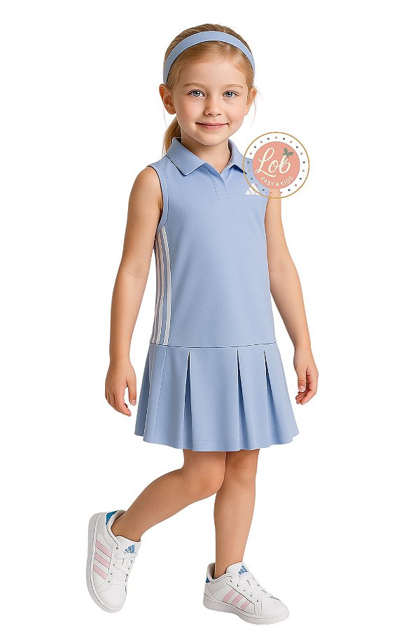 Vestido Gola Polo Tenista Adidas