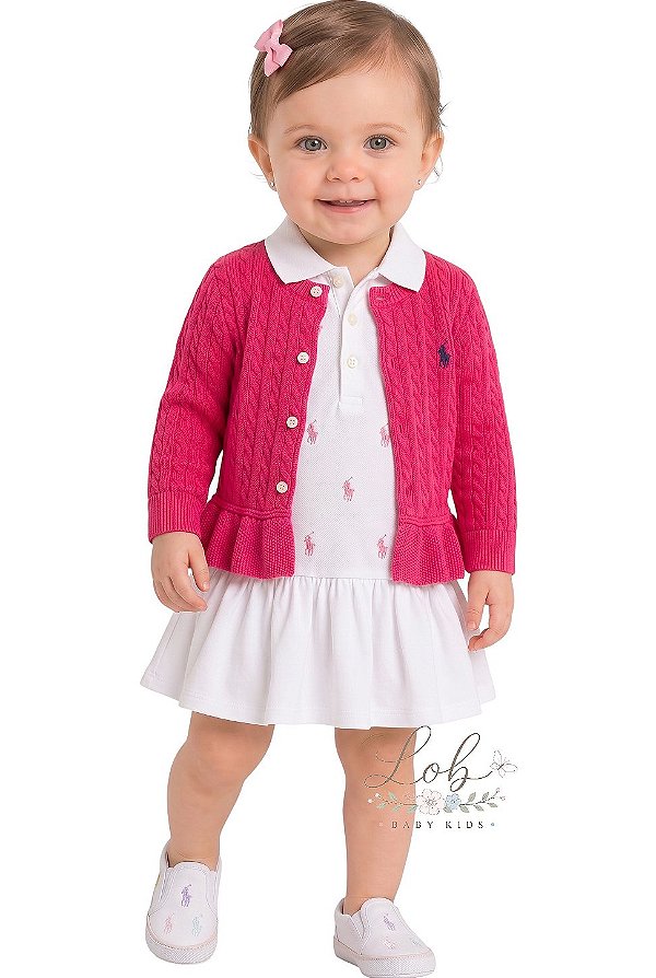 Cardigan Bebê Polo Ralph Lauren