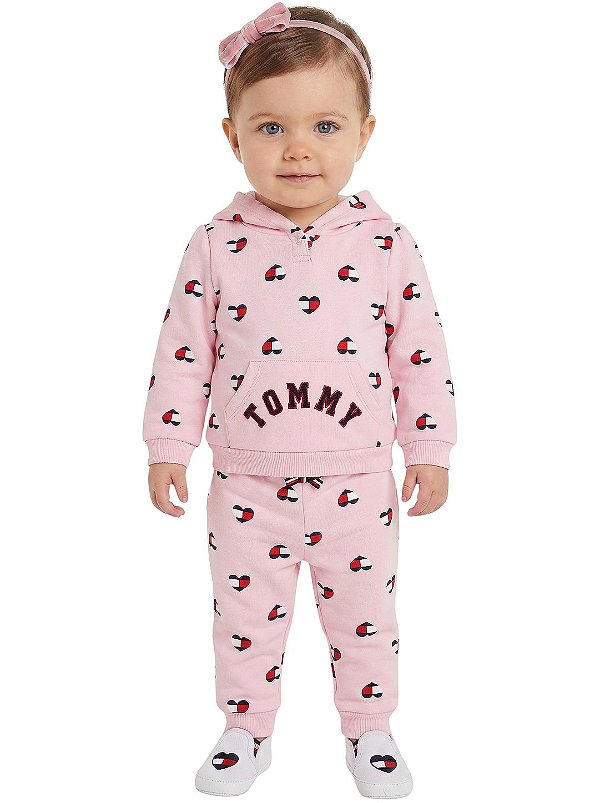 Conjunto em Moletom Baby Tommy Hilfiger
