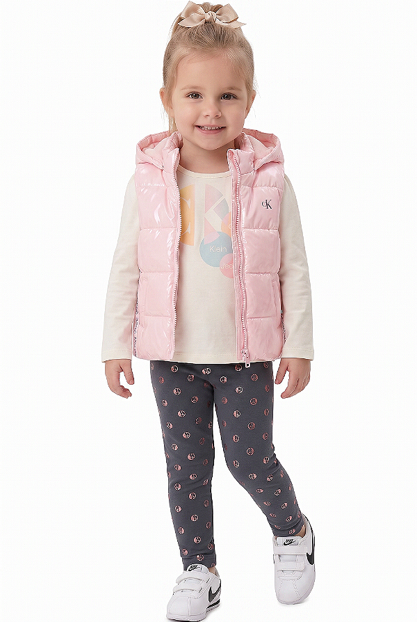 Conjunto Kids 3 Peças Colete Calvin Klein