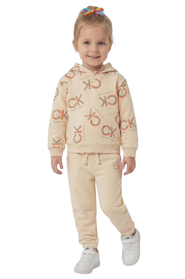 Conjunto Infantil Calvin Klein em Moletom