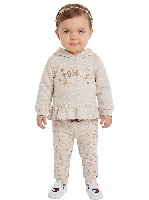 Conjunto em Moletom Baby Tommy Hilfiger
