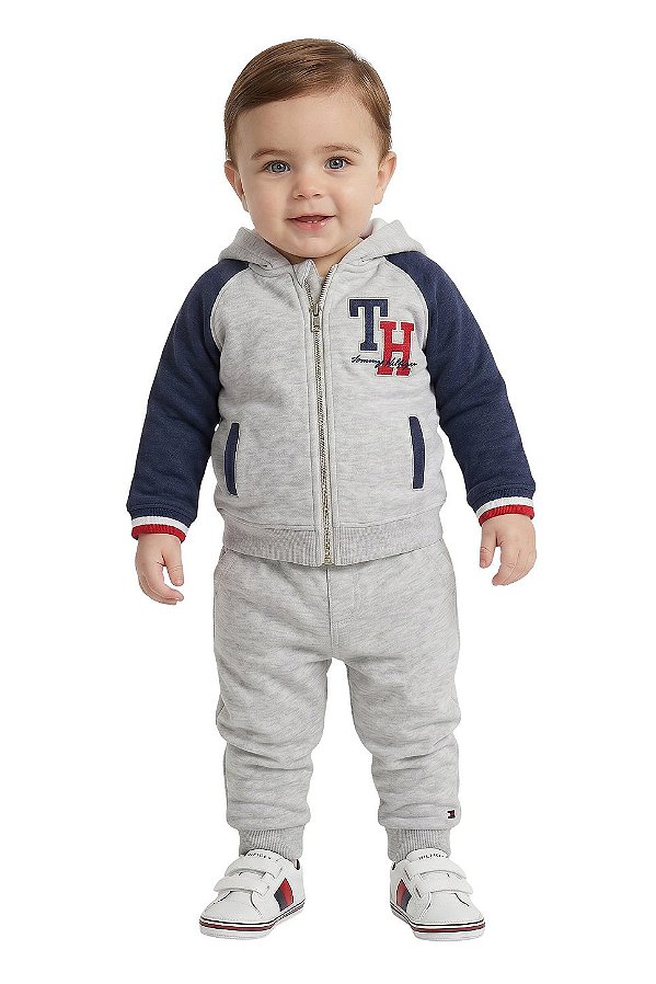 Conjunto em Moletom Bebe Tommy Hilfiger