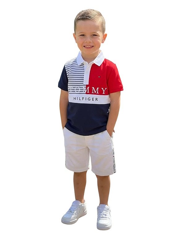 Camisa Gola Polo Kids Tommy Hilfiger