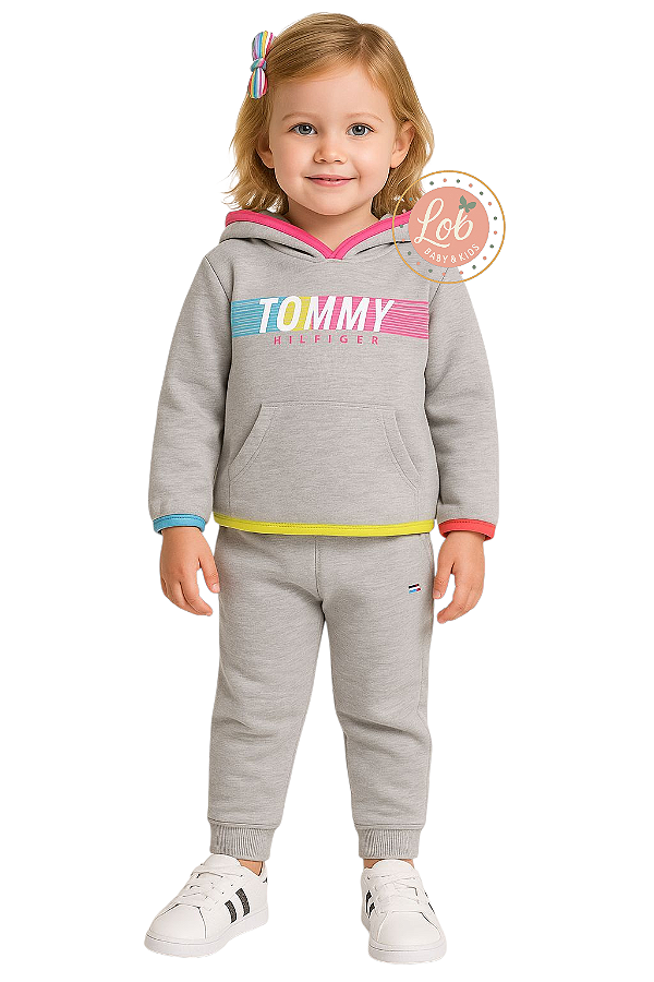 Conjunto em Moletom Kids Tommy Hilfiger
