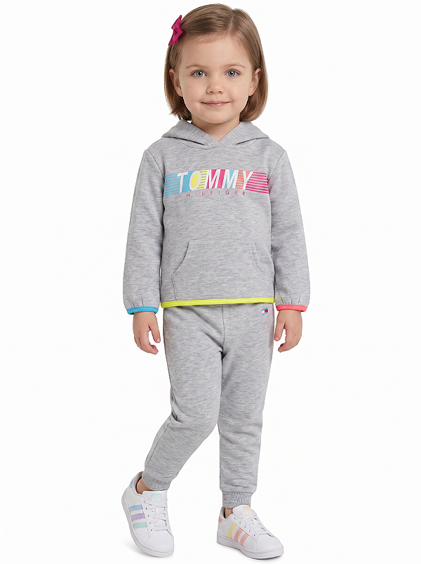 Conjunto em Moletom Kids Tommy Hilfiger