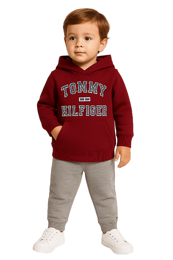 Conjunto em Moletom Kids Tommy Hilfiger