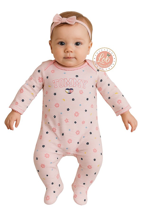 Macacão Baby Tommy Hilfiger