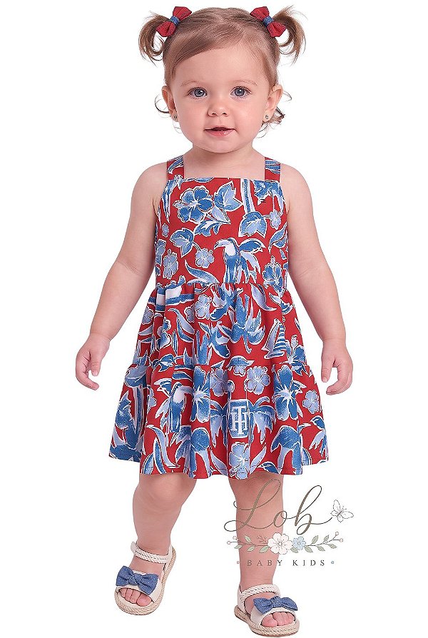Vestido Bebê Tommy Hilfiger