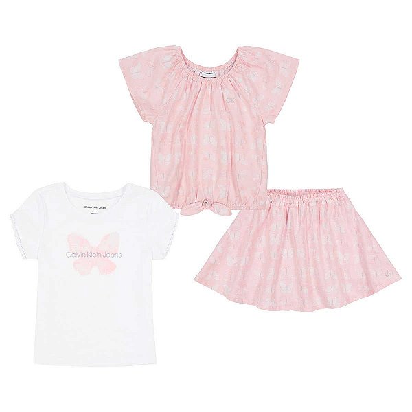 Conjunto Kids Verão 3 Peças Calvin Klein - LOB BABY KIDS ARTIGOS