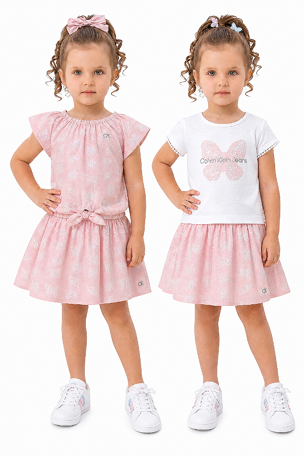 Conjunto Kids Verão 3 Peças Calvin Klein