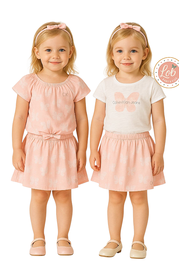 Conjunto  Kids Verão 3 Peças Calvin Klein