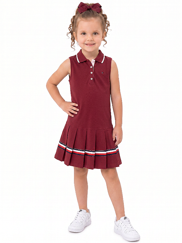 Vestido Tenista Infantil Tommy Hilfiger