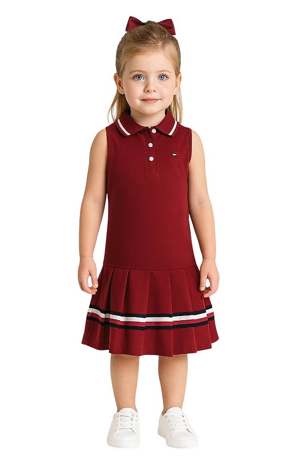 Vestido Tenista Kids Tommy Hilfiger