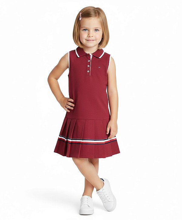Vestido Tenista Kids Tommy Hilfiger
