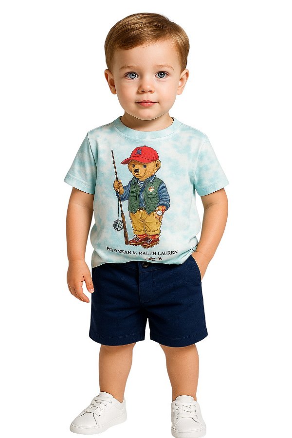 Conjunto Infantil Polo Bear Ralph Lauren