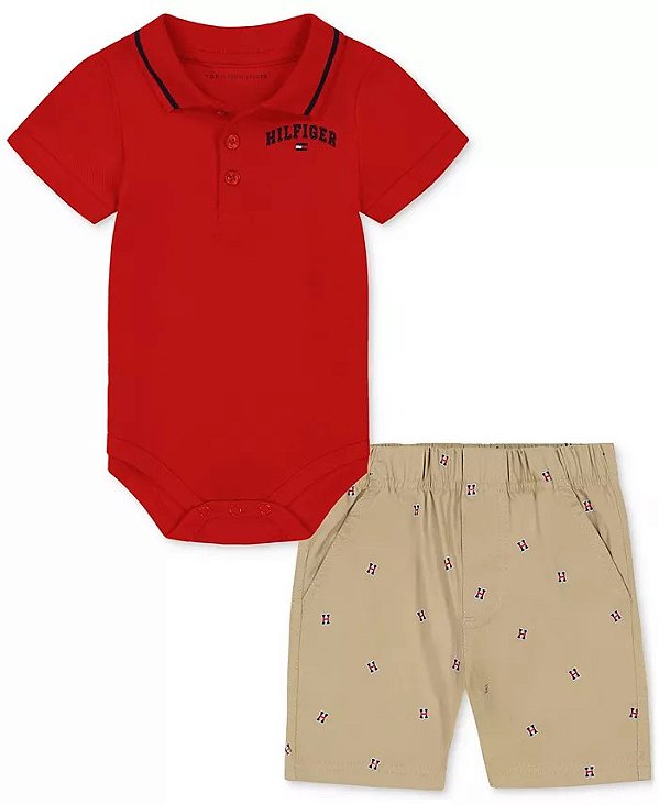 Conjunto Baby Polo Tommy Hilfiger