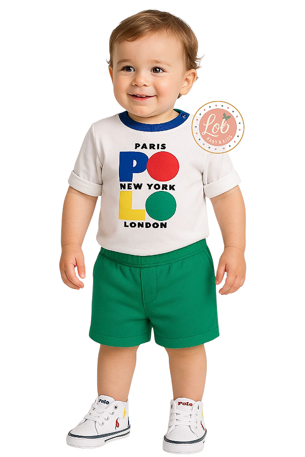 Conjunto Baby Polo Ralph Lauren