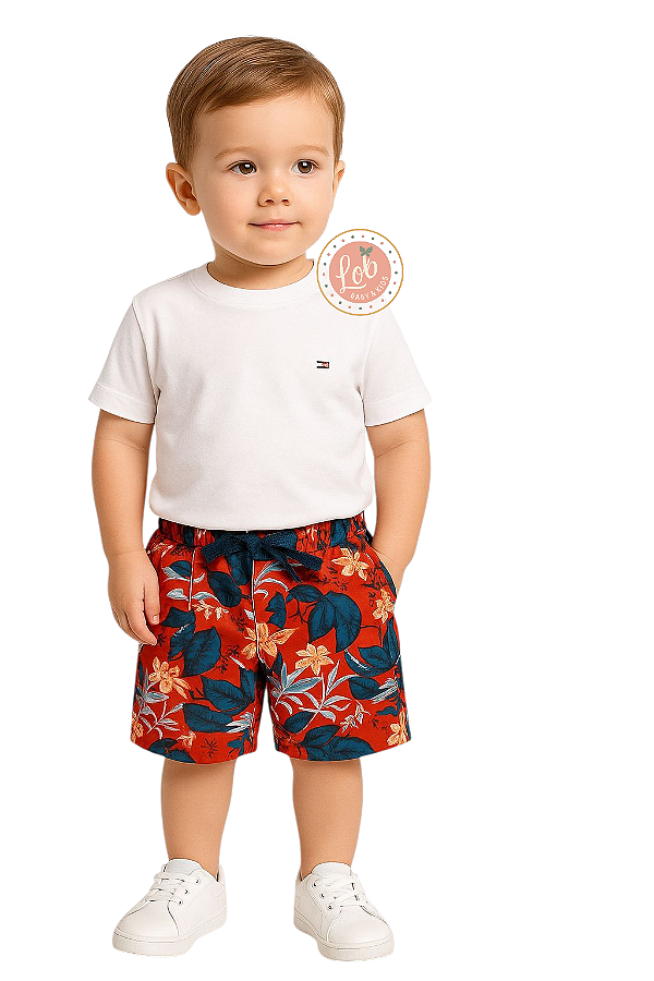 Bermuda Bebê Tommy Hifiger