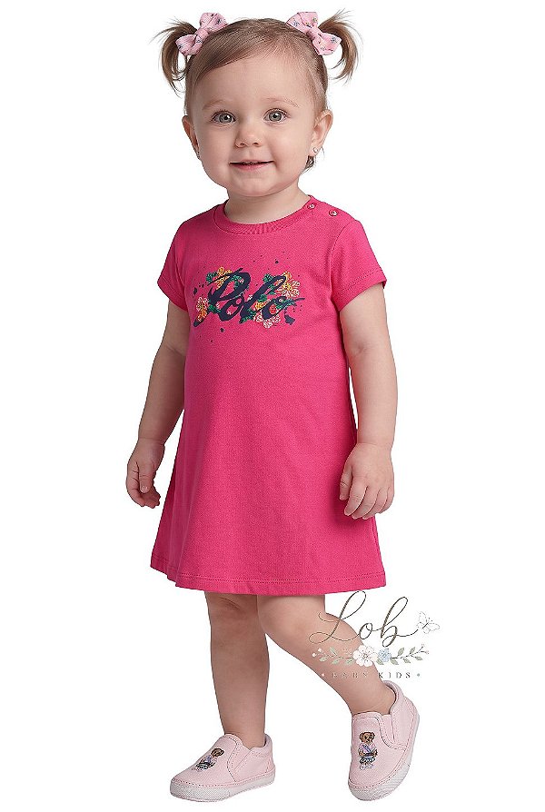 Vestido Bebê Polo Ralph Lauren