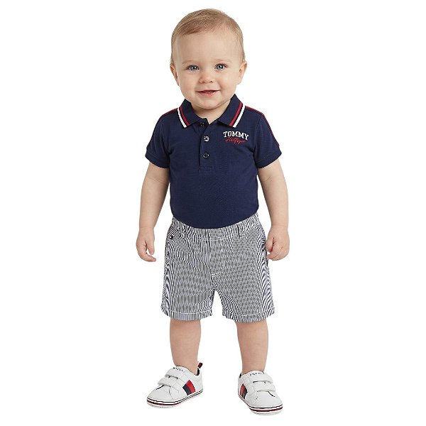 Conjunto Baby Polo Tommy Hilfiger