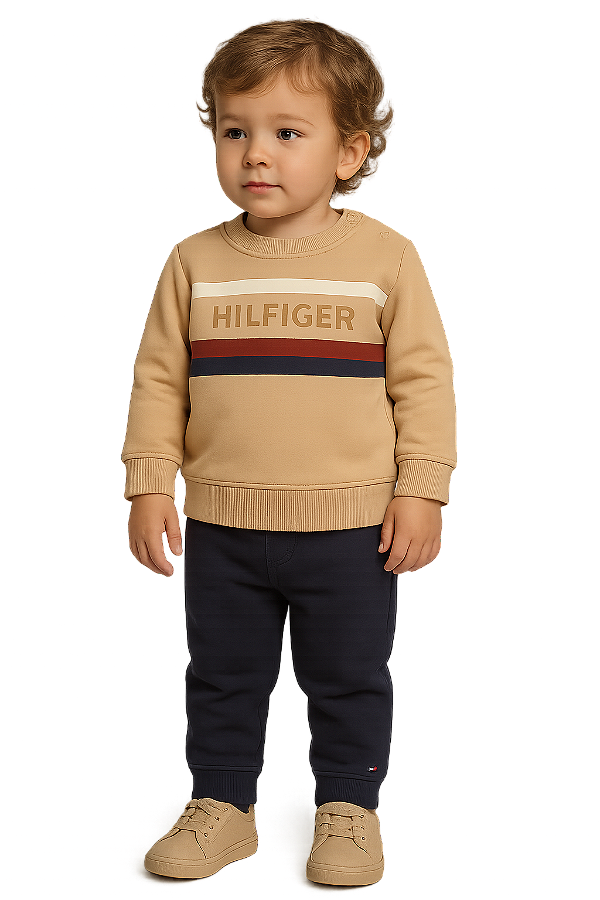 Conjunto em Moletom Kids Tommy Hilfiger