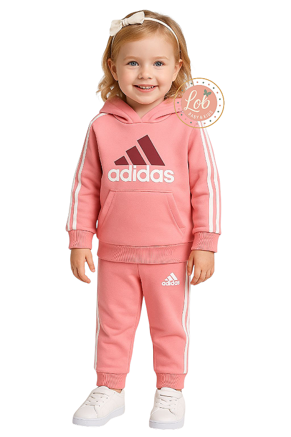 Conjunto em Moletom  Kids Adidas