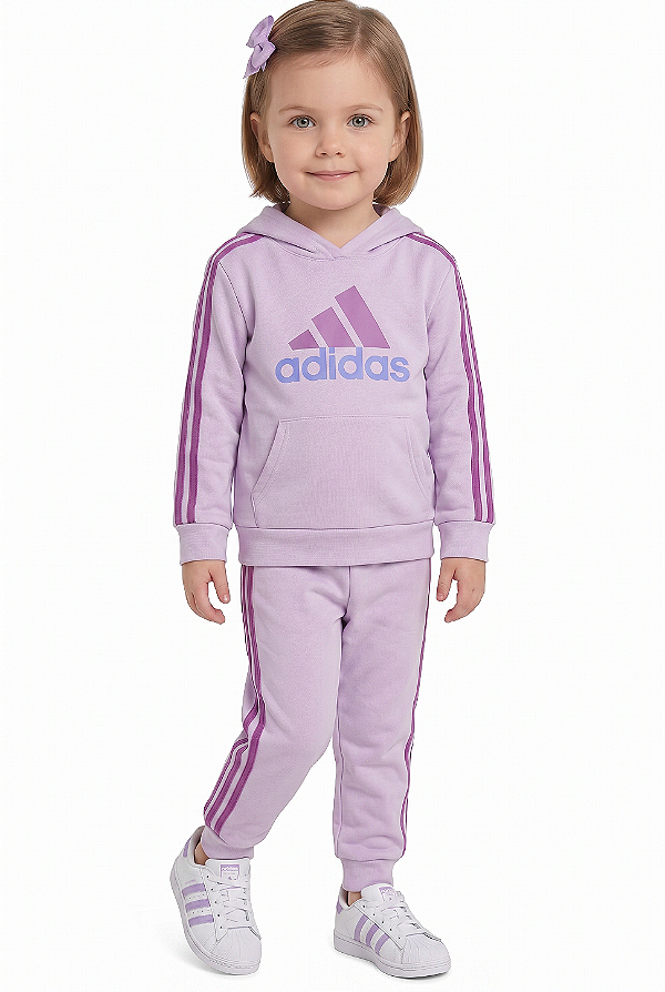 Conjunto em Moletom Kids Adidas