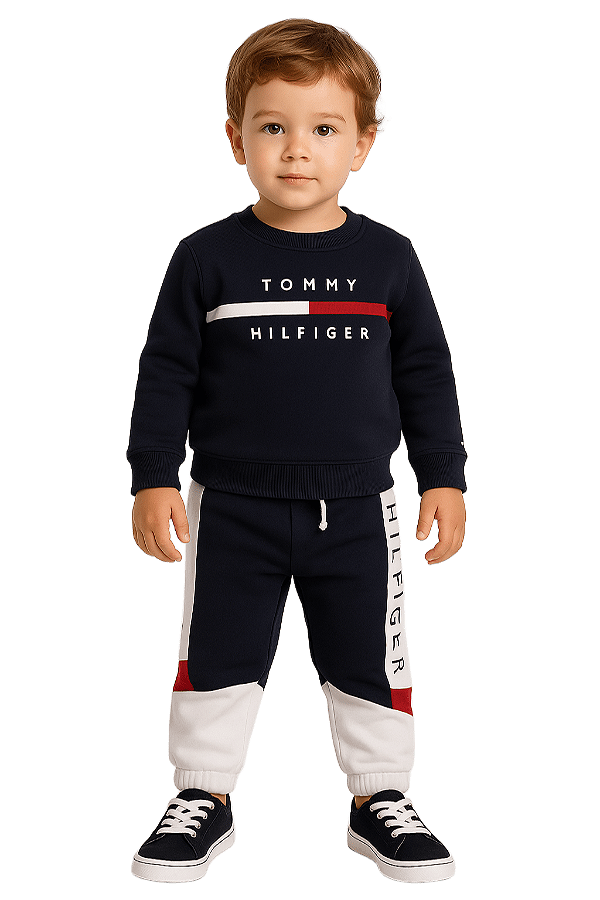 Conjunto em Moletom Tommy Hilfiger