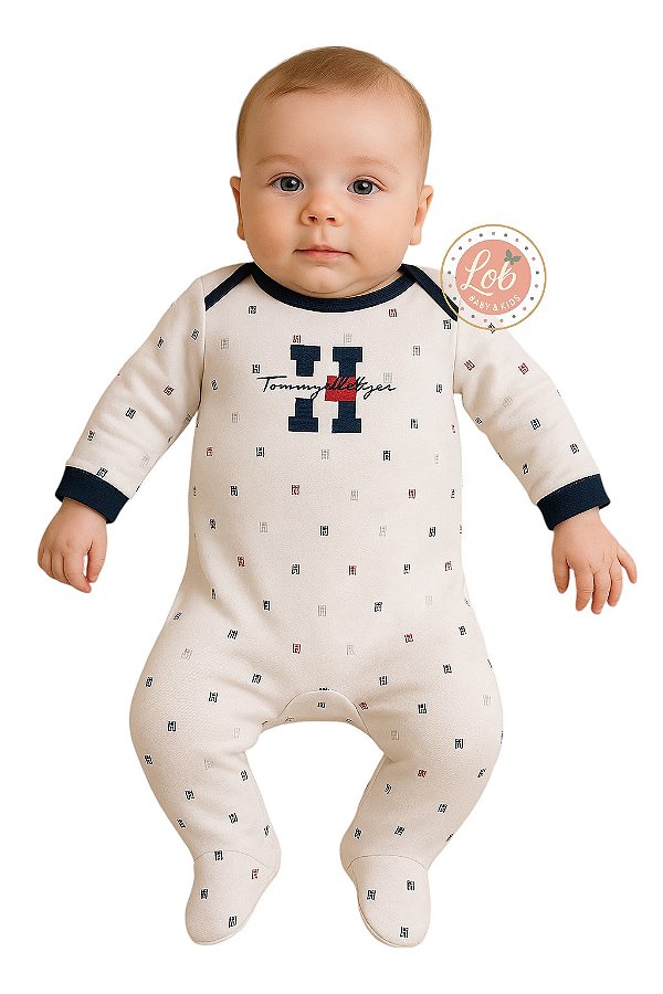 Macacão Baby Tommy Hilfiger