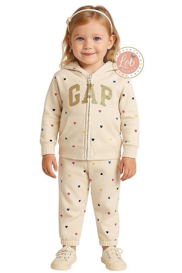 Conjunto em moletom Gap Kids