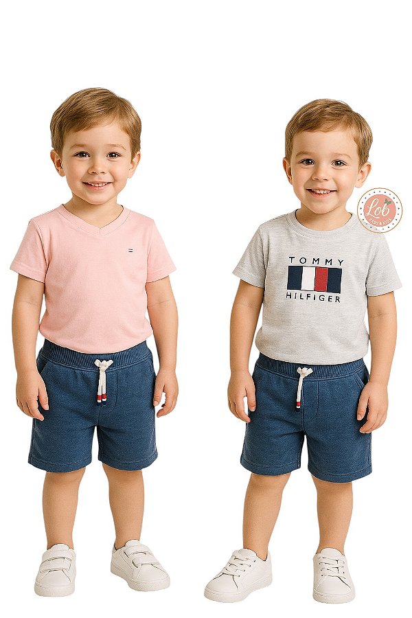 Conjunto 3 peças Kids Tommy Hilfiger