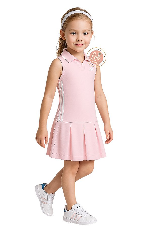 Vestido Gola Polo Tenista Adidas