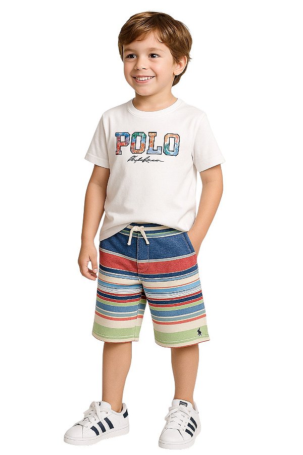 Shorts – Polo Ralph Lauren Infantil em Malha Piquet