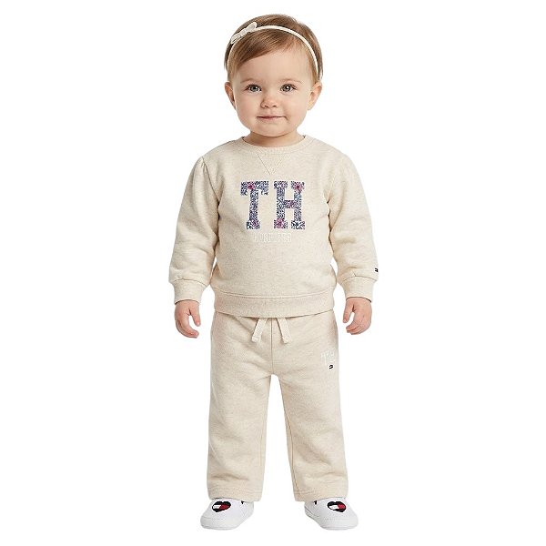 Conjunto Tommy Hilfiger Bebê em Moletom