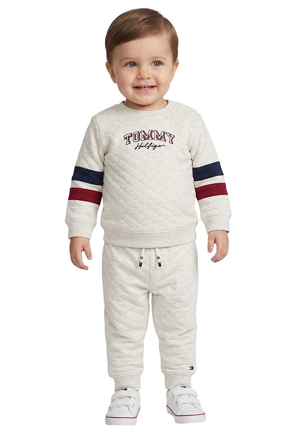 Conjunto Bebê Tommy Hilfiger Moletom metalassado