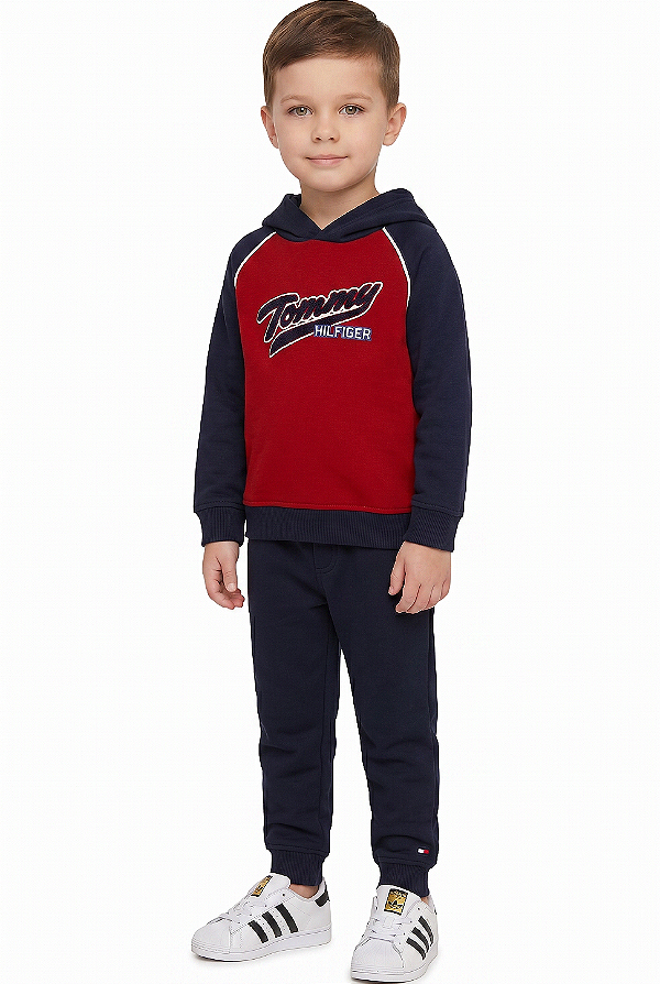 Conjunto infantil Tommy Hilfiger Moletom com Fleece