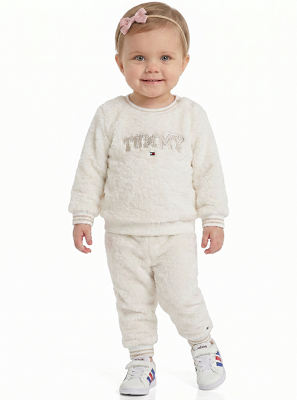 Conjunto Bebe Tommy Hilfiger Sherpa
