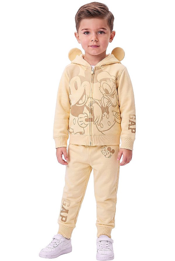Conjunto Infantil Gap Disney Moletom Amarelo