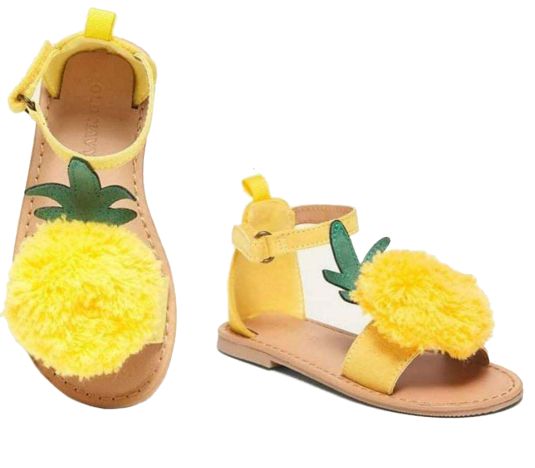 Sandália Pom-Pom Abacaxi OLD NAVY